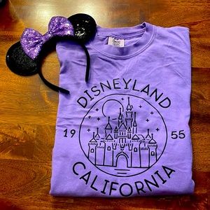 Disneyland shirt and headband bundle